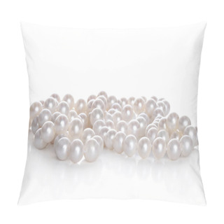 Personality  String Of Pearls On White Pillow Covers