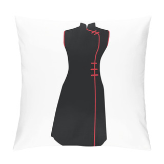 Personality  Black Chinese Dress Pillow Covers