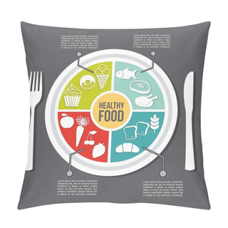 Personality  Healthy Food Pillow Covers
