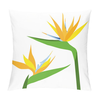Personality  Paradise Flower-vector Pillow Covers
