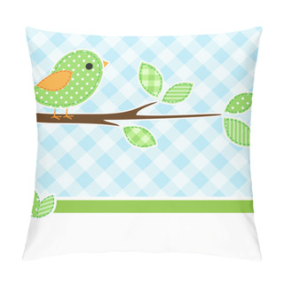 Personality  Bird On Branch Pillow Covers