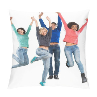 Personality  Jumping Cheerful Teens Pillow Covers