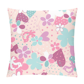 Personality  Fantasy Floral Seamless Pattern Pillow Covers