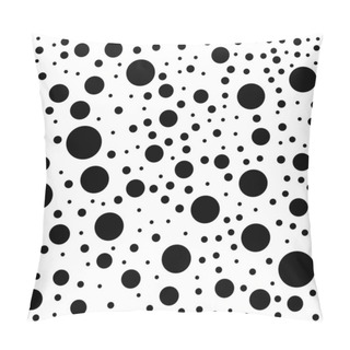Personality  Polkadot Motif Pattern. Circle Ornamental For Interior, Exterior, Carpet, Textile, Garment, Fashion, Silk, Tile, Plastic, Paper, Wrapping, Wallpaper, Ect. Vector Illustration   Pillow Covers