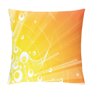 Personality  Abstract Background With Circles Pillow Covers