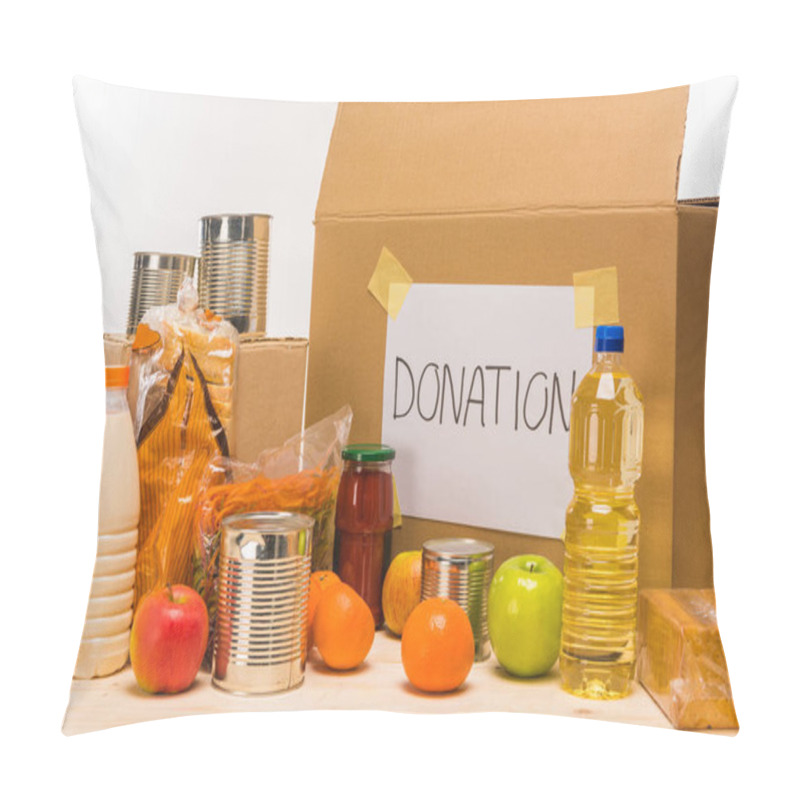 Personality  Different Donation Food Pillow Covers