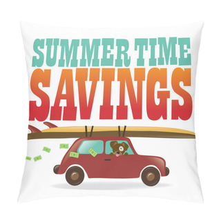 Personality  Summer Time Savings Pillow Covers