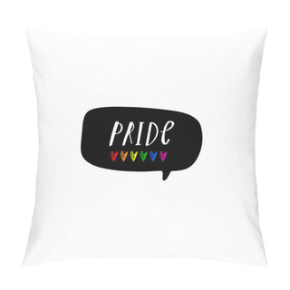Personality  Gay Pride LGBT Concept Vector Illustration. Clipart EPS. Pillow Covers