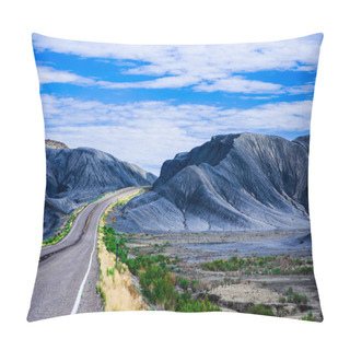Personality  On The Road, Utah, USA. Pillow Covers