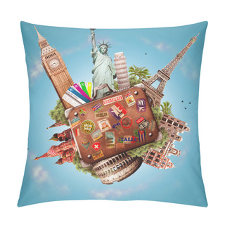 Personality  Travel And Trip Pillow Covers