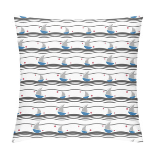 Personality  Sea Seamless Pattern Pillow Covers