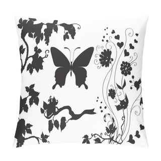 Personality  Set Of Insects And Plants Pillow Covers