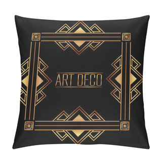 Personality  Art Deco Frames And Borders Pillow Covers