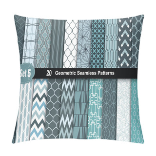 Personality Geometric Seamless Patterns .vector Pillow Covers