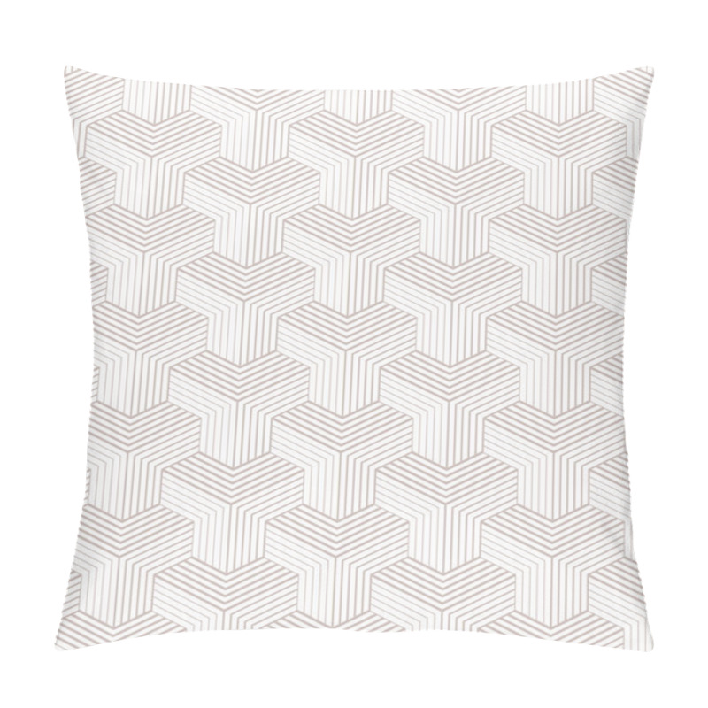 Personality  pattern of striped isometric blocks pillow covers