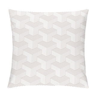Personality  Pattern Of Striped Isometric Blocks Pillow Covers