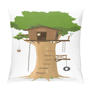 Personality  Tree House Pillow Covers