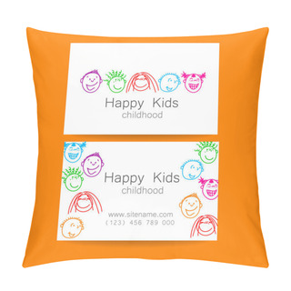 Personality  Happy Kids Logo Pillow Covers