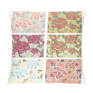 Personality  Roses Patterns Pillow Covers