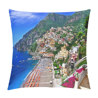 Personality  Stunning Amalfi Coast. Positano Pillow Covers