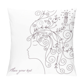 Personality  Beauty Woman Pillow Covers