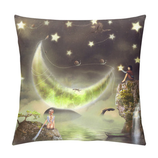 Personality  Sliding On A Lunar Ray Pillow Covers