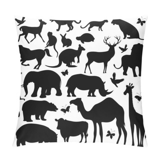 Personality  Animal Silhouettes Pillow Covers