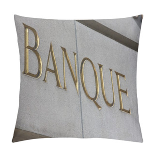 Personality  Bank Of France Pillow Covers