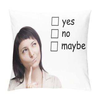 Personality  Trying To Make A Decision Pillow Covers