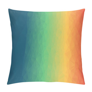 Personality  Geometric Background With Colorful Mosaic Design Pillow Covers