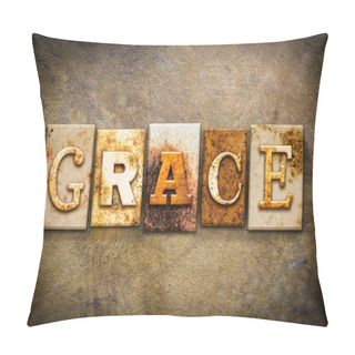 Personality  Grace Concept Letterpress Leather Theme Pillow Covers