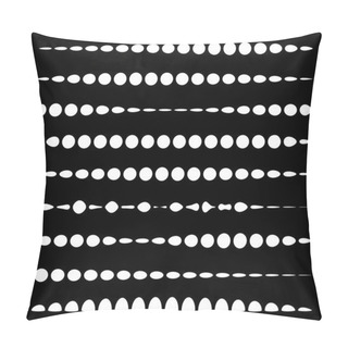 Personality  Set Of Horizontal Divider Lines  Pillow Covers