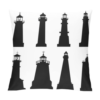 Personality  Lighthouse Silhouette Set Pillow Covers