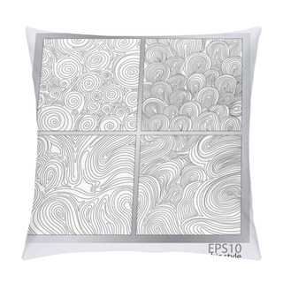 Personality  Vector Set Of Abstract Backgrounds. Pillow Covers