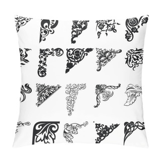 Personality  Set Of Twenty One Color Corners. Elements Of Design. Pillow Covers