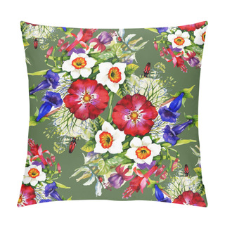 Personality  Garden Floral Pattern Pillow Covers