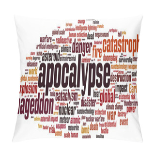 Personality  Apocalypse Word Cloud Pillow Covers