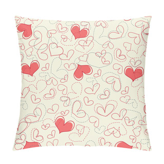 Personality  Hearts Seamless Pattern Pillow Covers
