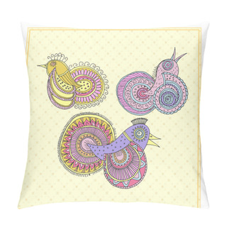 Personality  Magic Birds In Ethnic Style Pillow Covers
