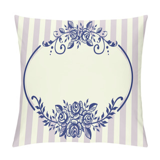 Personality  Vintage Roses Frame Pillow Covers