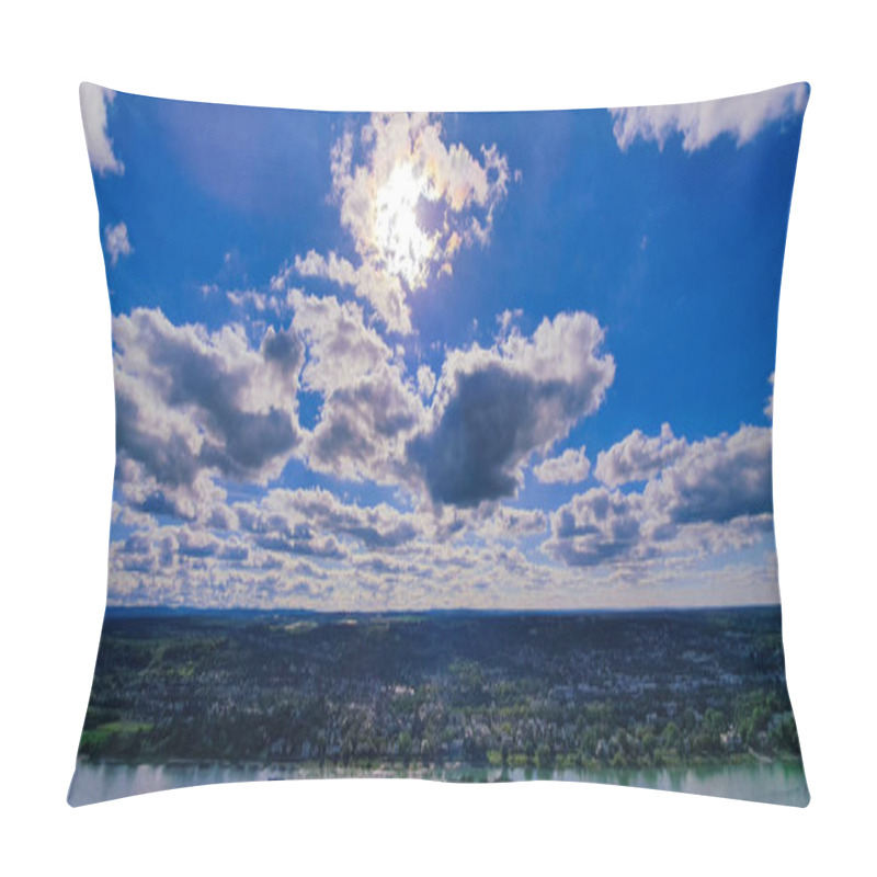 Personality  Beautiful Sunny Day In The Rheine Valley Pillow Covers