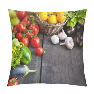 Personality  FARM FRESH Vegetables And Fruits Pillow Covers