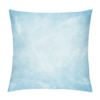 Personality  Grunge Pale Blue Background Pillow Covers