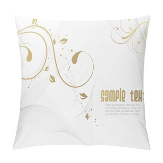 Personality  Wave With Swirls Design Pillow Covers