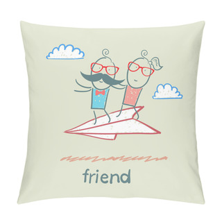 Personality  Cartoon Friends Pillow Covers