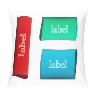 Personality  Vector Set Of Labels. Pillow Covers