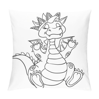 Personality  Dragon Crown Coloring Page Pillow Covers