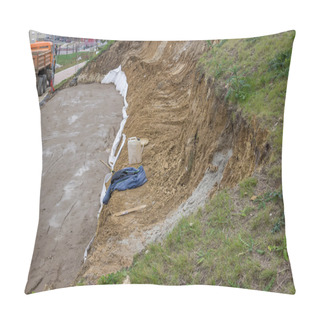 Personality  Landslide Repair, Erosion Control Pillow Covers