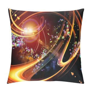Personality  Vibrant Abstract Visualization Pillow Covers