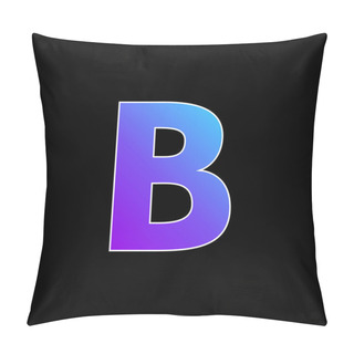 Personality  Bold Blue Gradient Vector Icon Pillow Covers